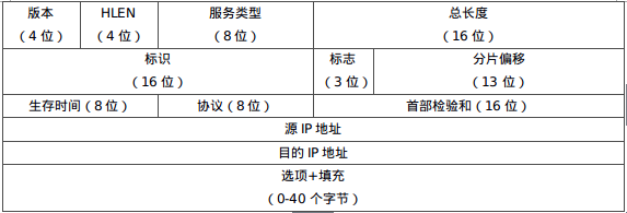 数据报格式